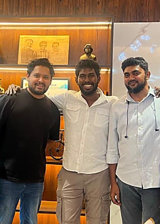 Three of the Sirah Digital team together at the office